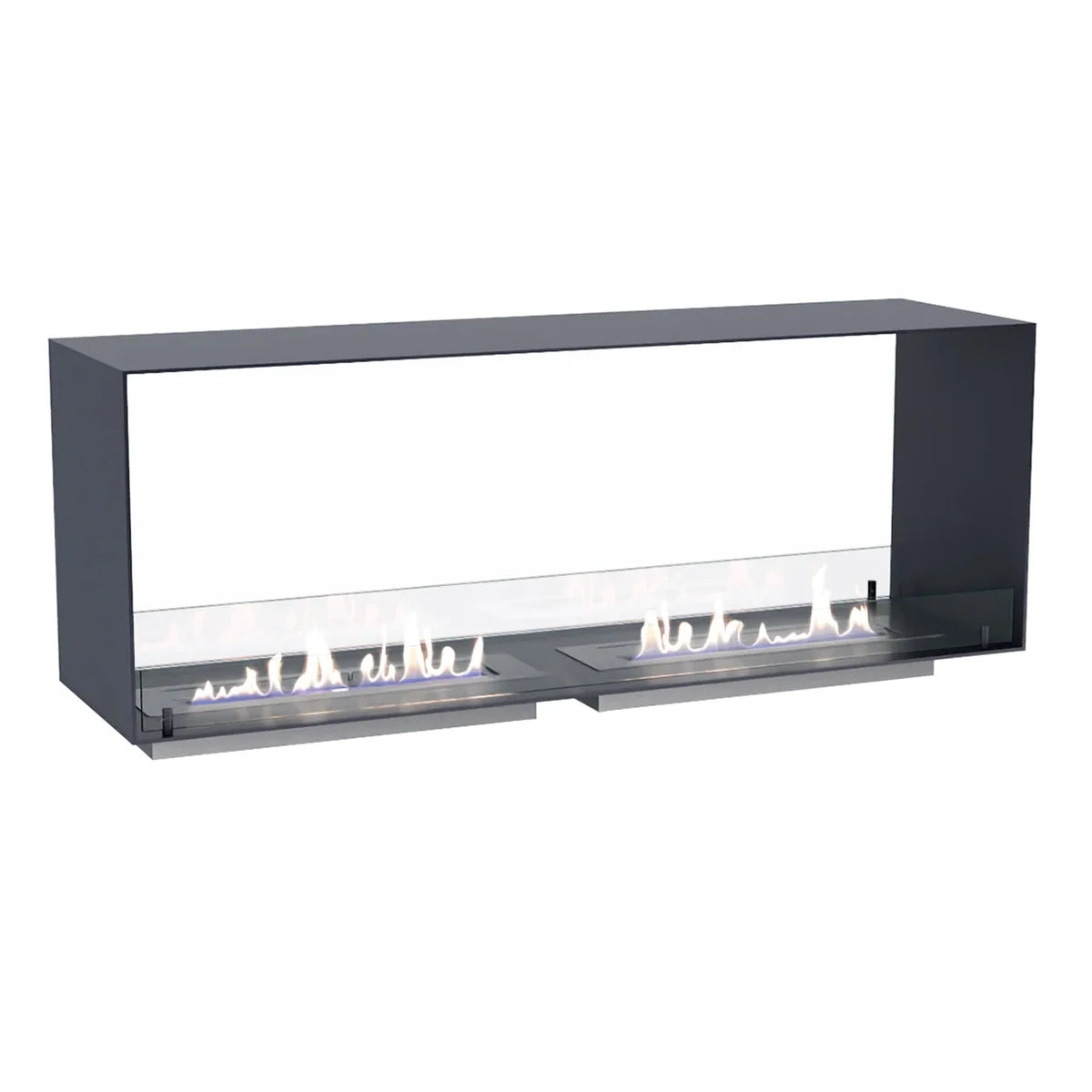 Foco Two 1400 Double Sided Manual Bioethanol Fireplace