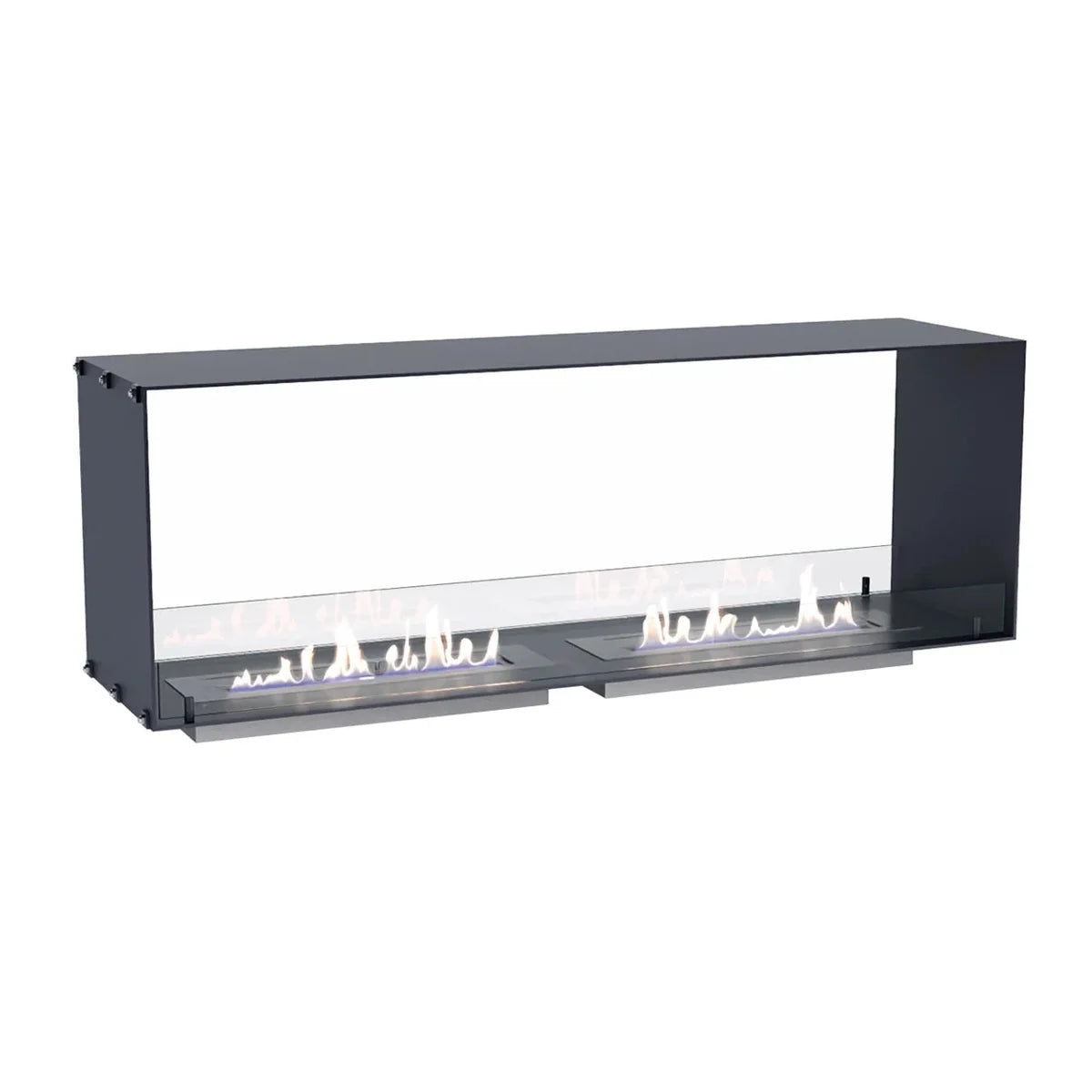 Foco Two 1500 Double Sided Built In Bioethanol Fireplace
