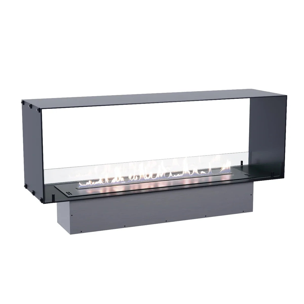Foco Two 1500 Double Sided Built In Bioethanol Fireplace