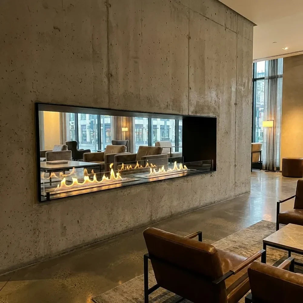 Foco Two 1800 Double Sided Manual Bioethanol Fireplace