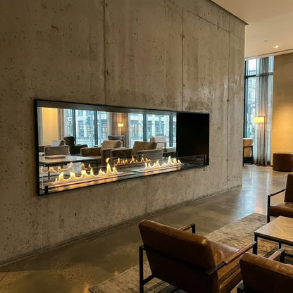 Foco Two 1800 Double Sided Manual Bioethanol Fireplace