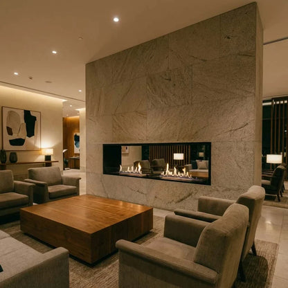 Foco Two 1800 Double Sided Manual Bioethanol Fireplace