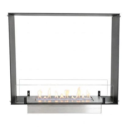 Foco Two 600 Slim Tunnel Bioethanol Fireplace | See Through