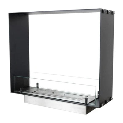 Foco Two 600 Slim Tunnel Bioethanol Fireplace | See Through