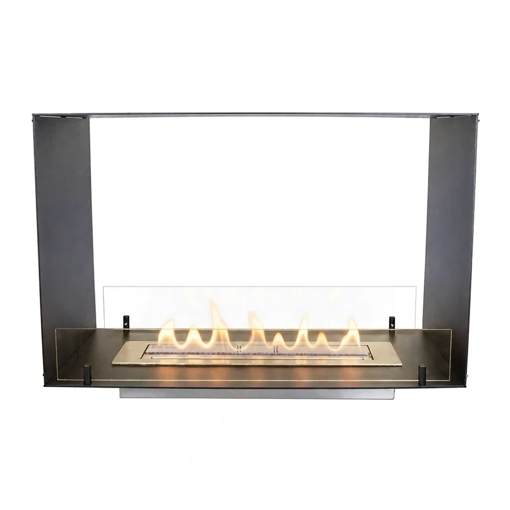 Foco Two 800 Tunnel Bioethanol Fireplace | Double Sided