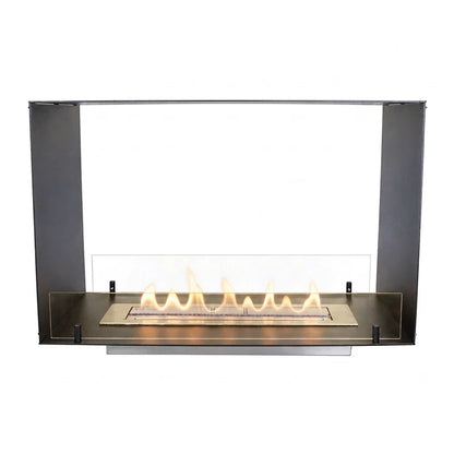 Foco Two 800 Tunnel Bioethanol Fireplace | Double Sided