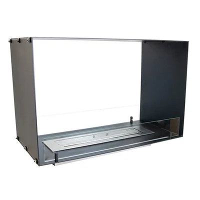 Foco Two 800 Tunnel Bioethanol Fireplace | Double Sided