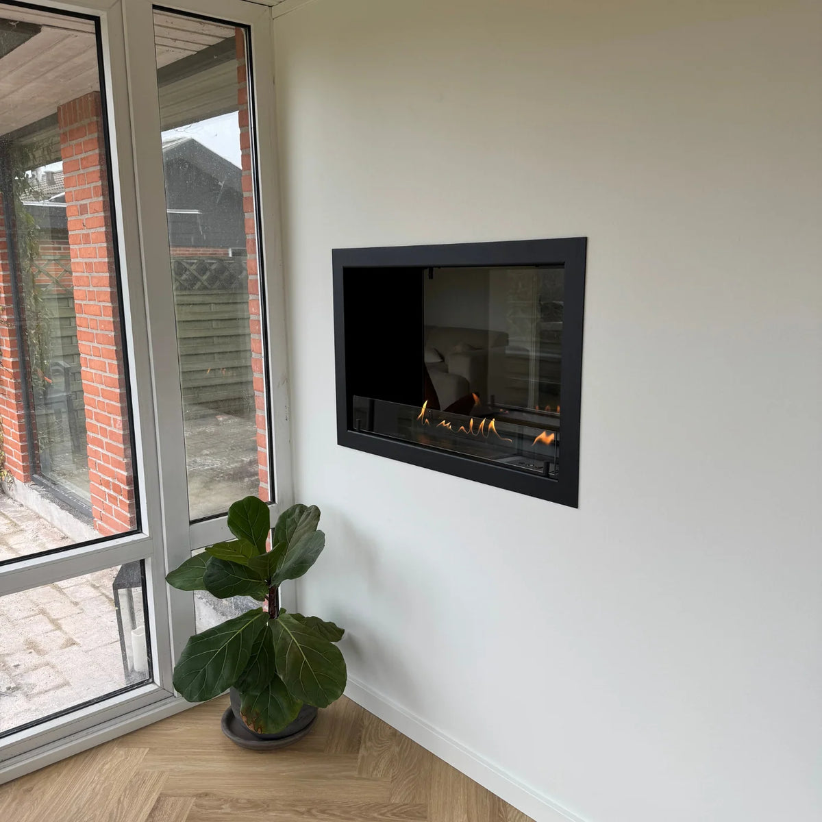 Foco Two 800 Medium Built In Bioethanol Fireplace