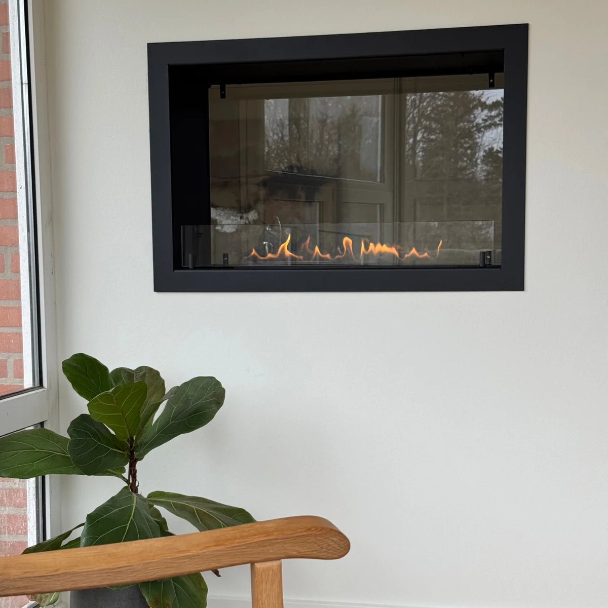 Foco Two 800 Medium Built In Bioethanol Fireplace