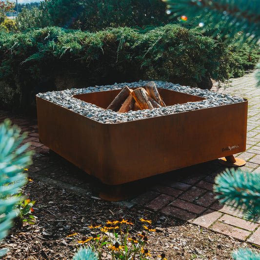 GrillSymbol Corten Steel Fire Pit Fogo 