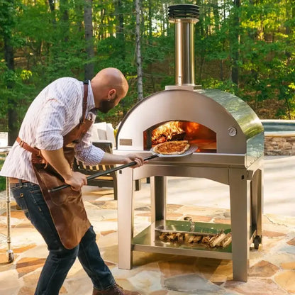 Fontana Mangiafuoco, Anthracite,  Build in, Wood Fired Pizza Oven