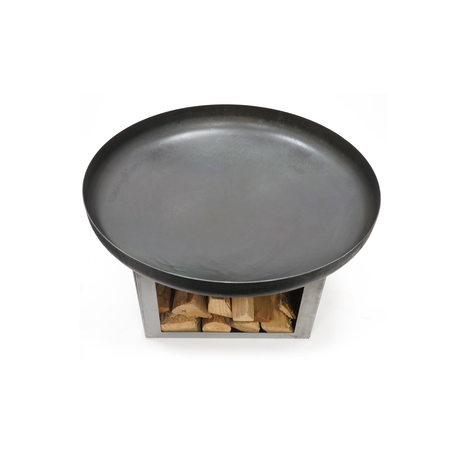 HEAT Fresvik Fire Bowl with Log Storage – 80cm