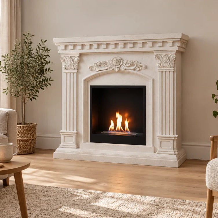 ScandiFlames Freyr Freestanding Bioethanol Fireplace