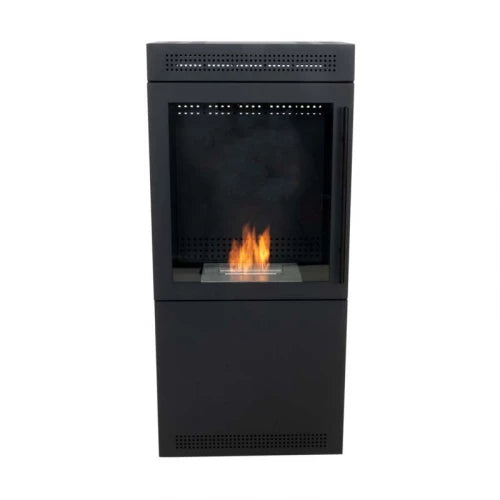 Jackson Bioethanol Stove – Square Black Indoor Fireplace