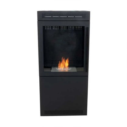 Jackson Bioethanol Stove – Square Black Indoor Fireplace