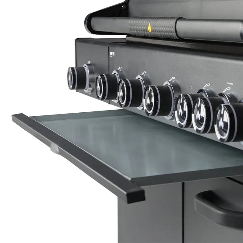 GRLLR Outdoor Kitchen U Shap Sink 5 Burner Fridge and Kamado