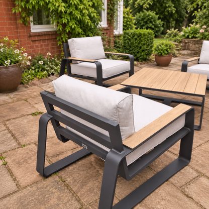 Hex Living Garden Set Anthracite Grey | Premium Outdoor Furniture