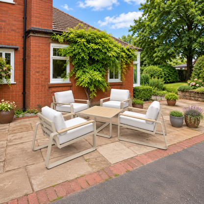 Hex Living Garden Set Pebble Grey | Premium Outdoor Furniture