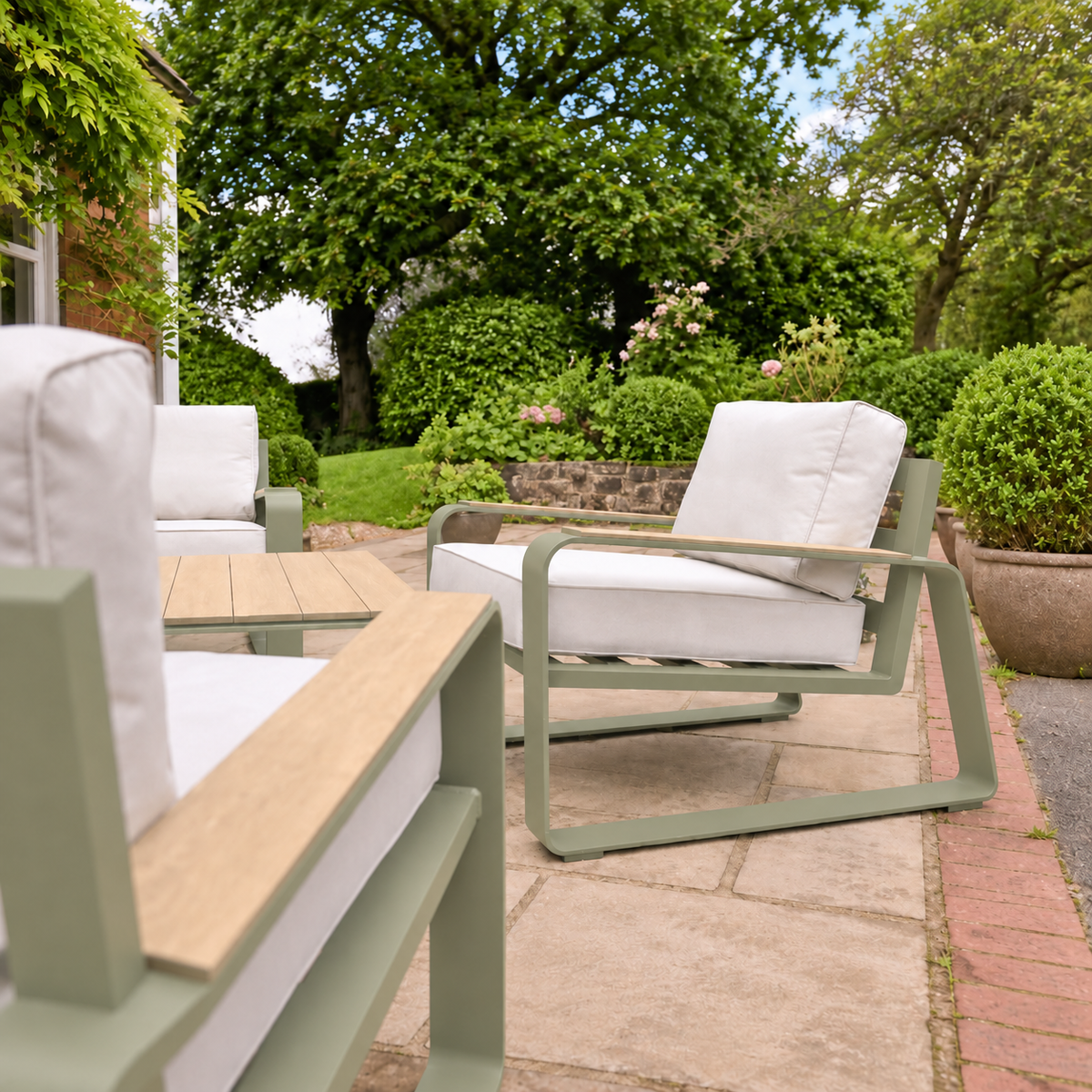 Hex Living Garden Set Sage Green | Premium Outdoor Furniture