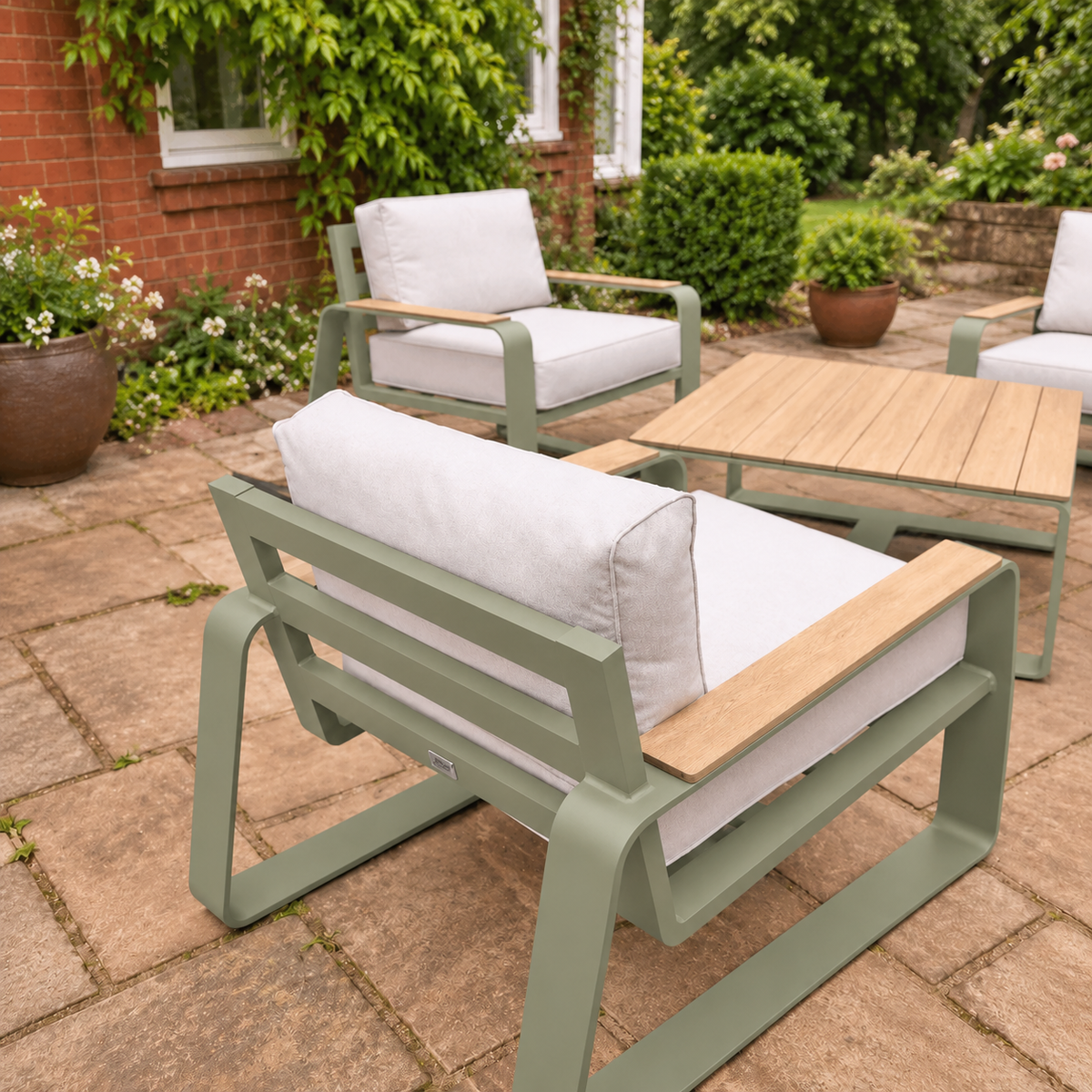 Hex Living Garden Set Sage Green | Premium Outdoor Furniture