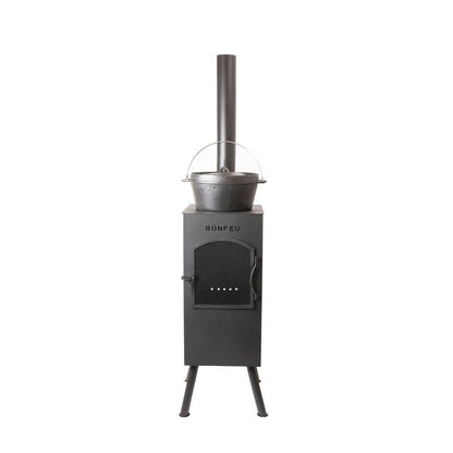 BonFeu, BonCarre, Outdoor Fireplace, Black