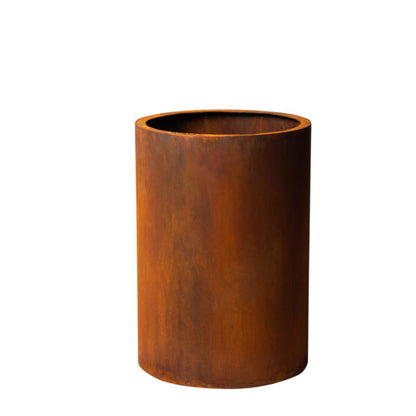 GrillSymbol Meri 3XL Corten Steel Planter | Tall Outdoor Designer Garden Planter