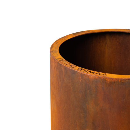 GrillSymbol Meri 3XL Corten Steel Planter | Tall Outdoor Designer Garden Planter