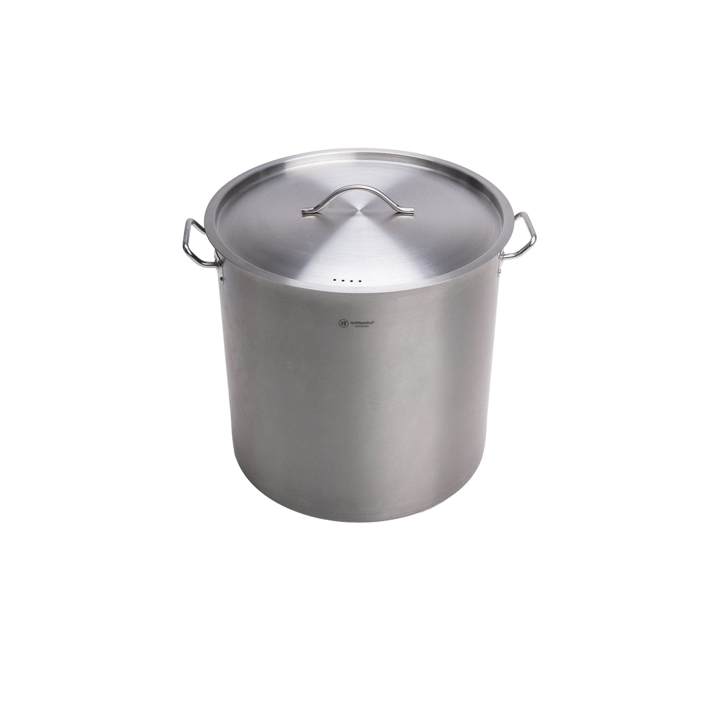 GrillSymbol 70L Stainless Steel Stock Pot with Lid | Professional Catering Pot