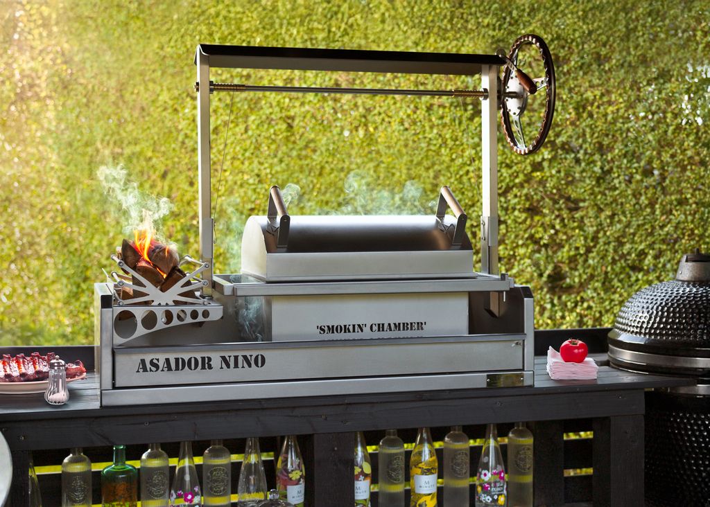 The Asador Nino Grill Only | Handmade Stainless Steel Argentine Grill