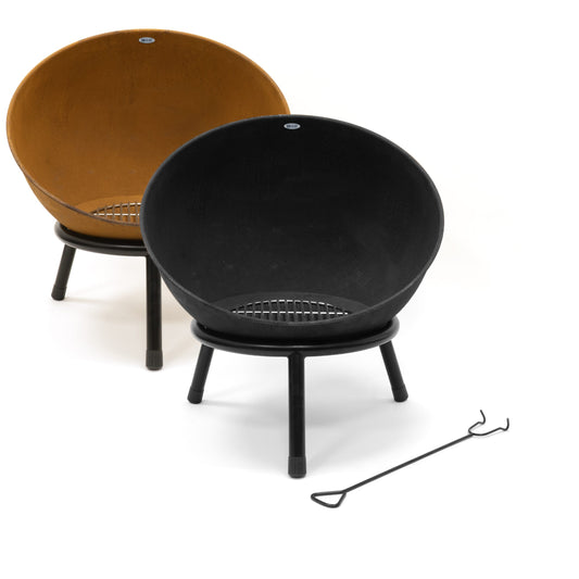HEAT Kappa Fire Pit – Steel Outdoor Garden Fireplace