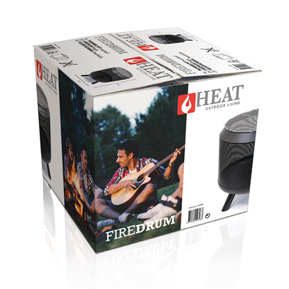 HEAT Fire Drum – Stylish Outdoor Fire Basket & Grill