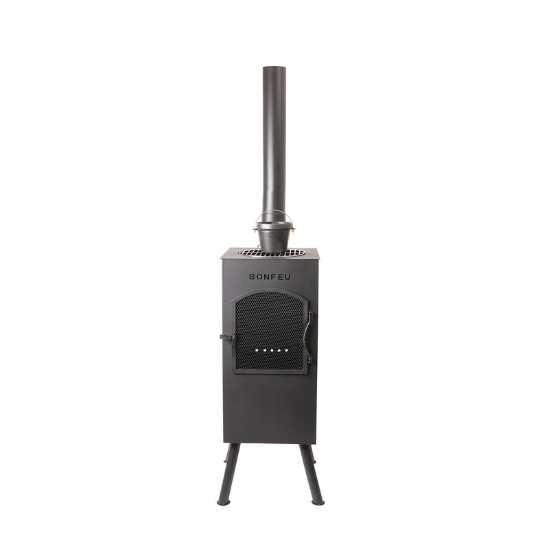 BonFeu, BonCarre, Outdoor Fireplace, Black