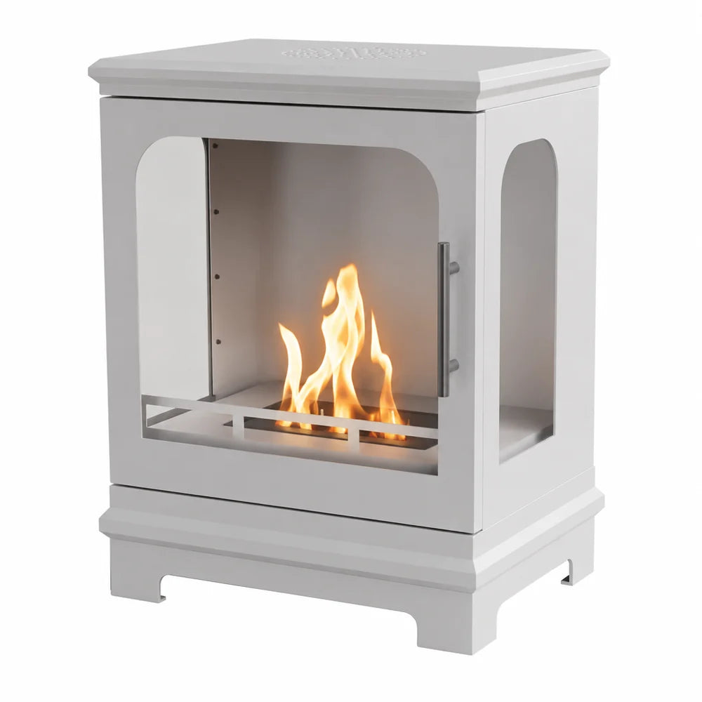 ScandiFlames Honolulu White Bioethanol Stove