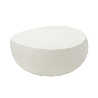 Elementi, Ikaria Cobble Coffee Table, Cream White Outdoor/Indoor