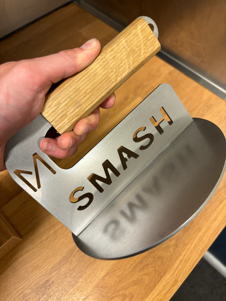Burger Press by METARTAL | Handmade Stainless Steel Smash Burger Tool