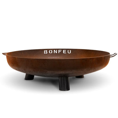 BonFeu, BonBowl Plus (100cm) Fire Bowl, Rusty Brown