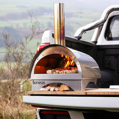 Igneus Minimo Portable Wood Fired Pizza Oven Stainless Steel