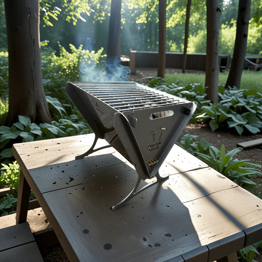 Jolly Little Grill | Portable Stainless Steel BBQ by METARTAL