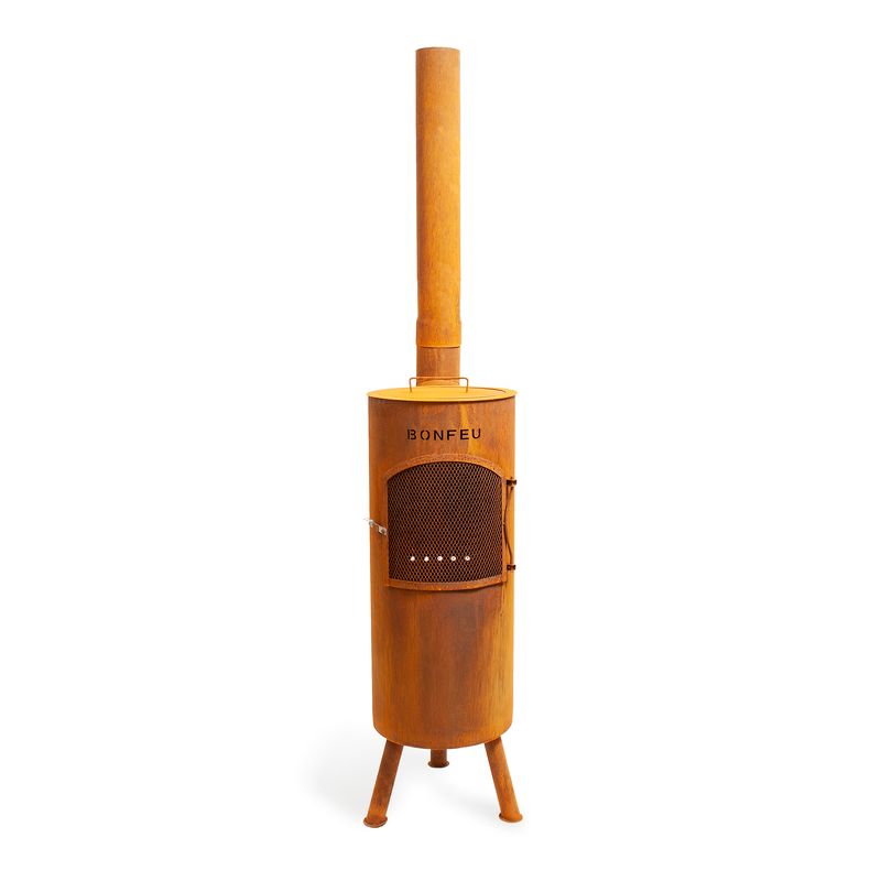 Bonfeu, Bongiano LP, Outdoor Fireplace, Rust