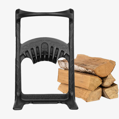 Kindling Cracker King – Safe Firewood Splitter | Large Cast Iron Tool