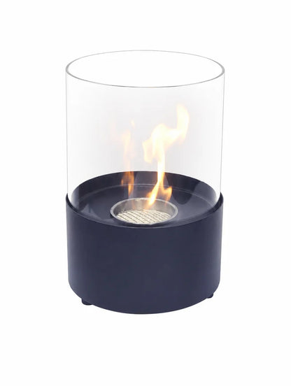 ScandiFlames Kennington Black Round Tabletop Bioethanol Fireplace