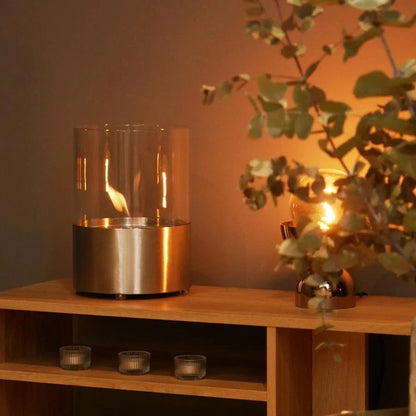 ScandiFlames Kennington Steel Tabletop Bioethanol Fireplace