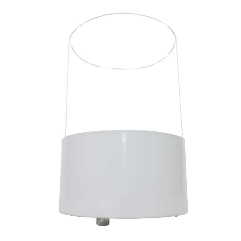 ScandiFlames Kennington White Round Tabletop Bioethanol Fireplace
