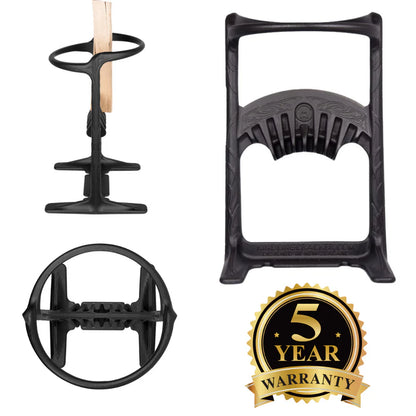 Kindling Cracker King – Safe Firewood Splitter | Large Cast Iron Tool