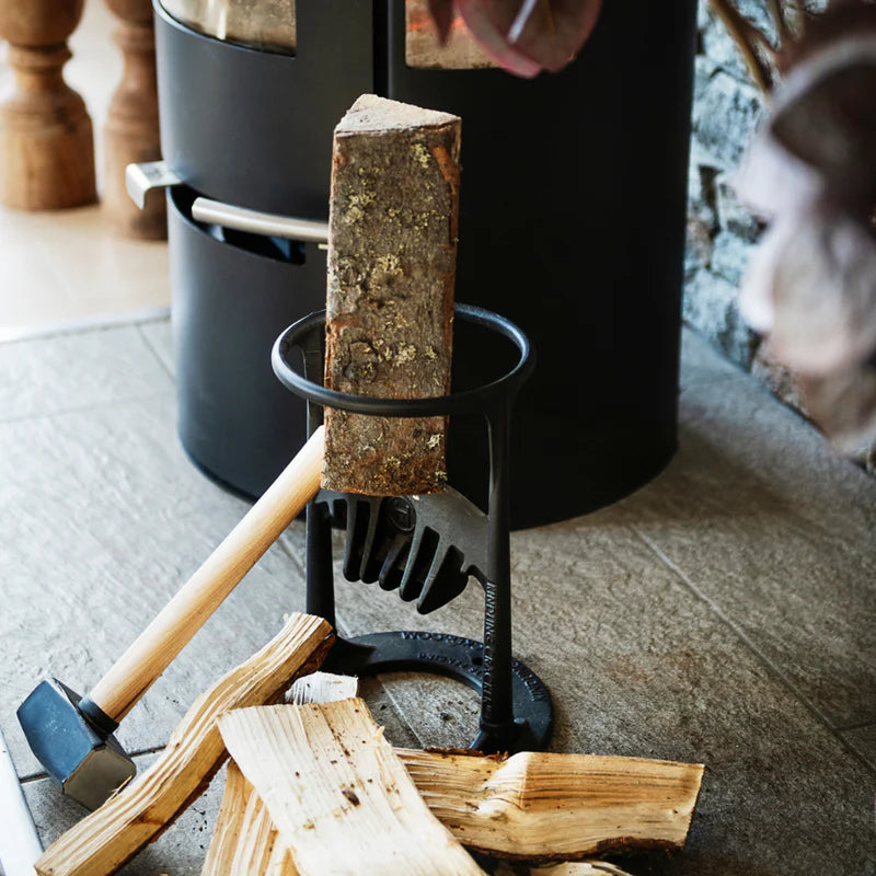 Kindling Cracker Original – Safe Easy Firewood Splitter | Cast Iron Tool