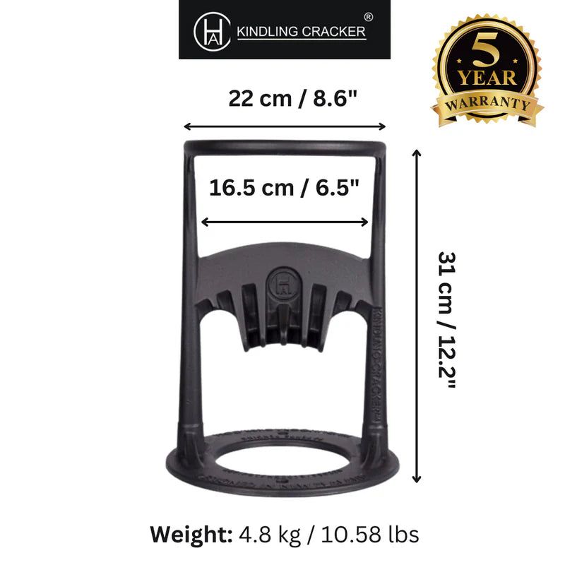 Kindling Cracker Original Bundle – Firewood Splitter Set with Hammer & Firelighters