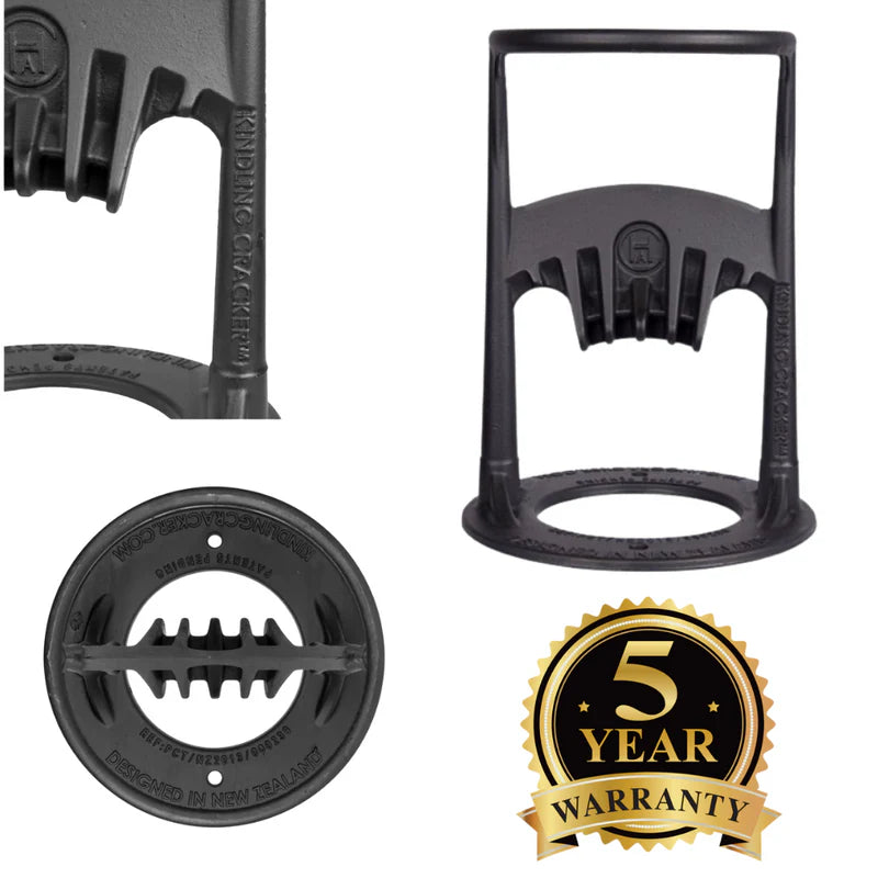Kindling Cracker Original Premium Bundle – Firewood Splitter Set with Cover