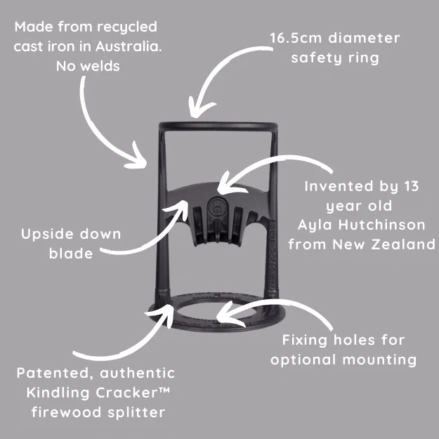Kindling Cracker Original Premium Bundle – Firewood Splitter Set with Cover