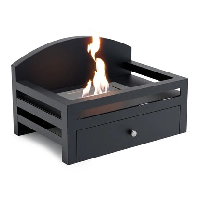 ScandiFlames Kingston Freestanding Bioethanol Fireplace Insert