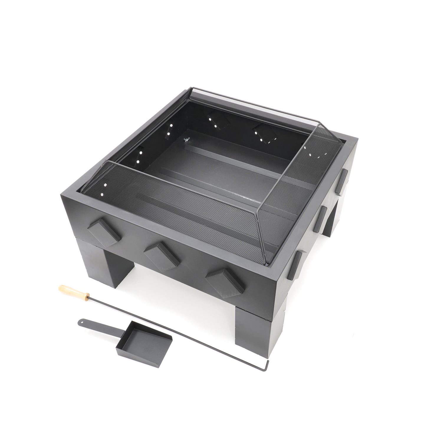 HEAT Kvadrat Fire Bowl – Square Outdoor Wood Burner